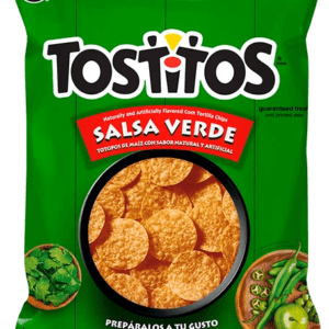 Tostitos Salsa Verde tortilla chips bag