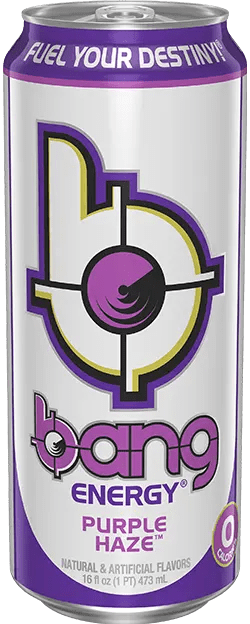 Vibrant energy drink packaging with logo