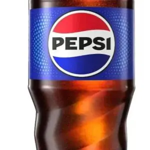 Pepsi bottle with blue cap