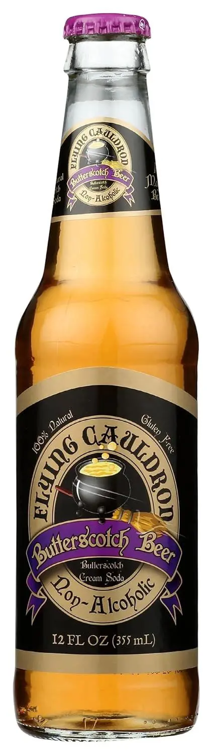 Flying Cauldron butterscotch beverage bottle