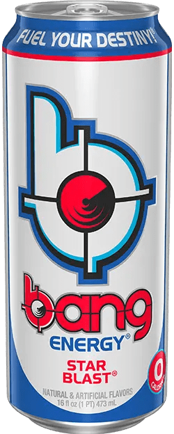 Energy drink can with bold design