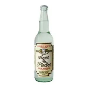 Sparkling mineral water bottle