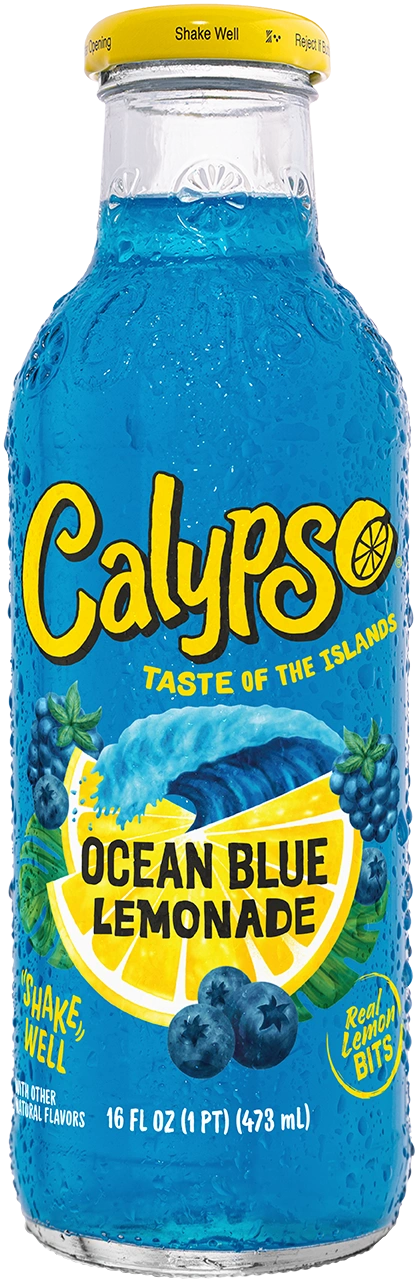 Calypso Ocean Blue Lemonade drink bottle