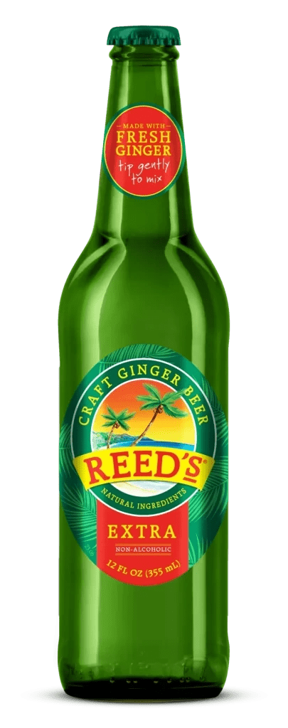 Reed's extra ginger beer label