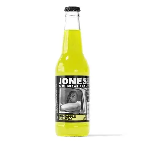 Glass bottle of cane sugar soda