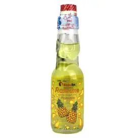 Japanese pineapple Ramune drink