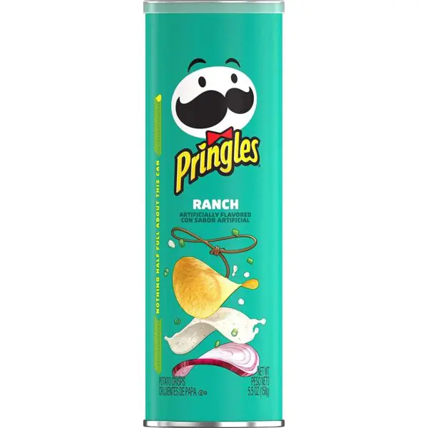 Ranch Pringles packaging design