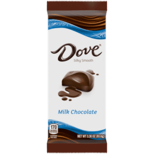 Dove milk chocolate bar packaging
