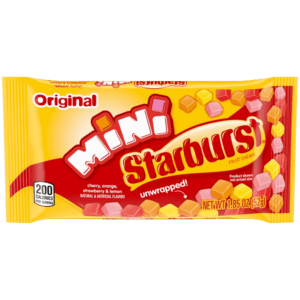 Mini Starburst candy package