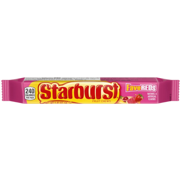 Starburst FaveREDS candy package