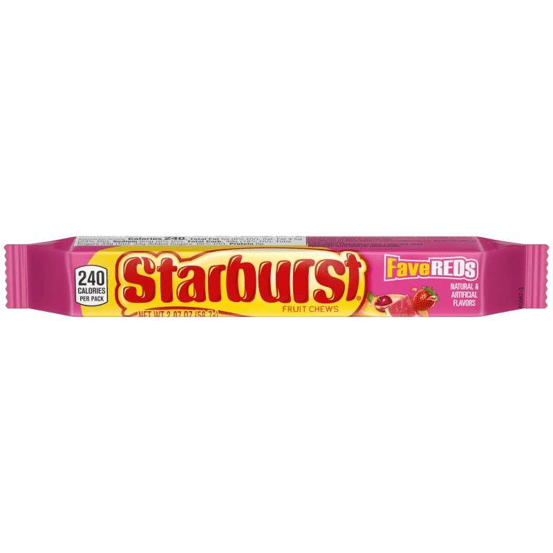 Starburst FaveREDS candy package