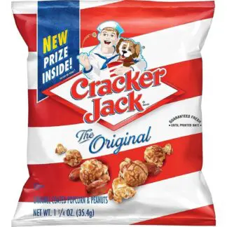 Cracker Jack snack bag with caramel popcorn