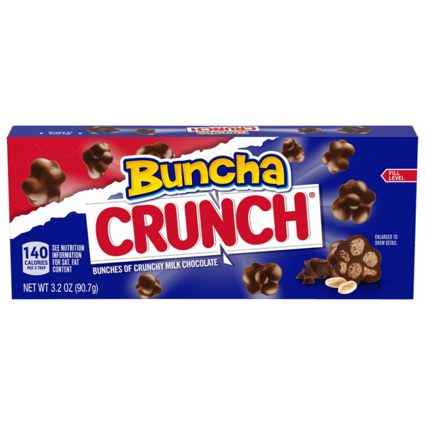 Crunchy chocolate candy branding