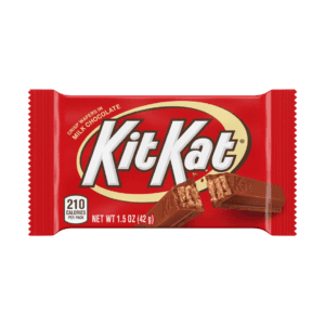 Kit Kat candy wrapper front view