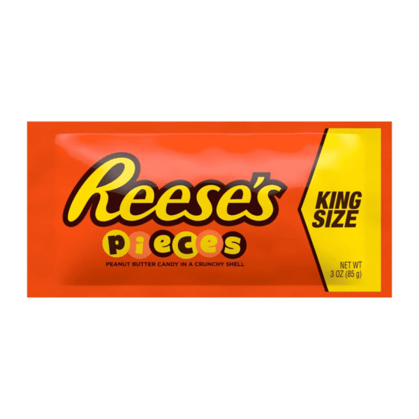 Peanut butter candy in orange wrapper