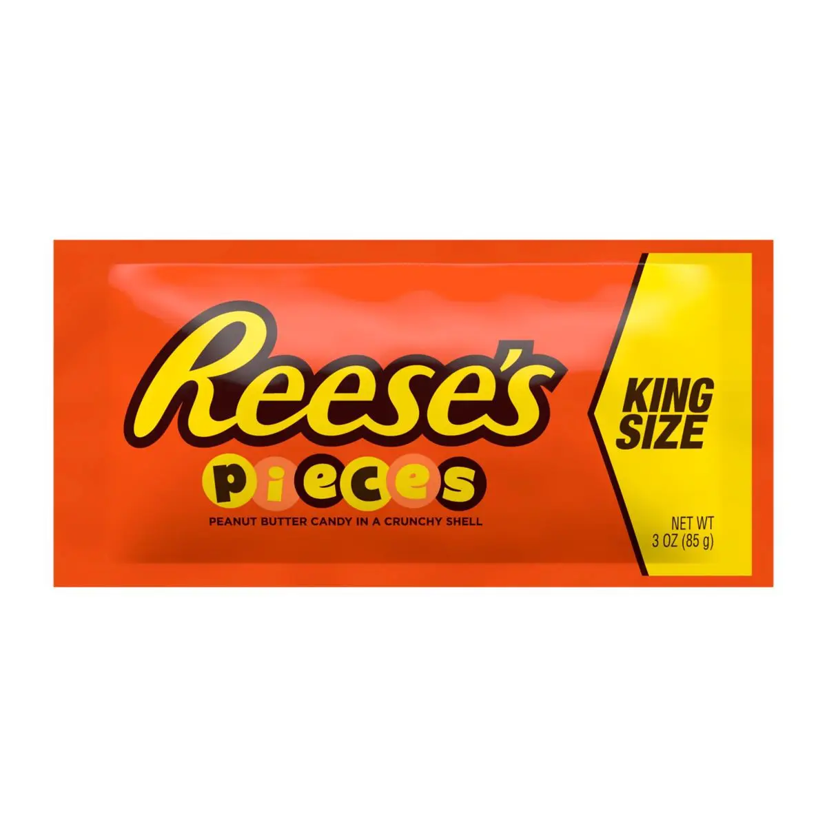 Peanut butter candy in orange wrapper