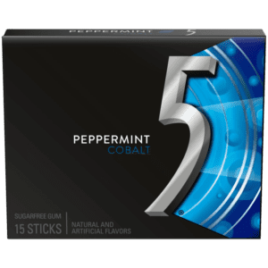 Sugar-free peppermint gum box design