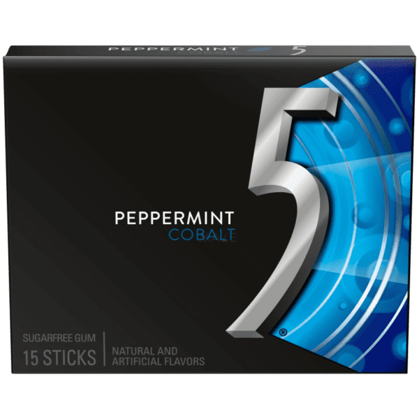 Sugar-free peppermint gum box design