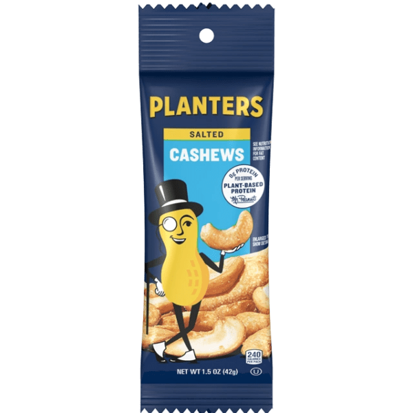 Planters salted cashews snack pack