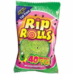 Rip Rolls watermelon candy packaging