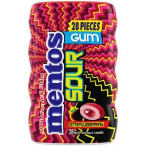 28 Pieces Mentos Gum Container