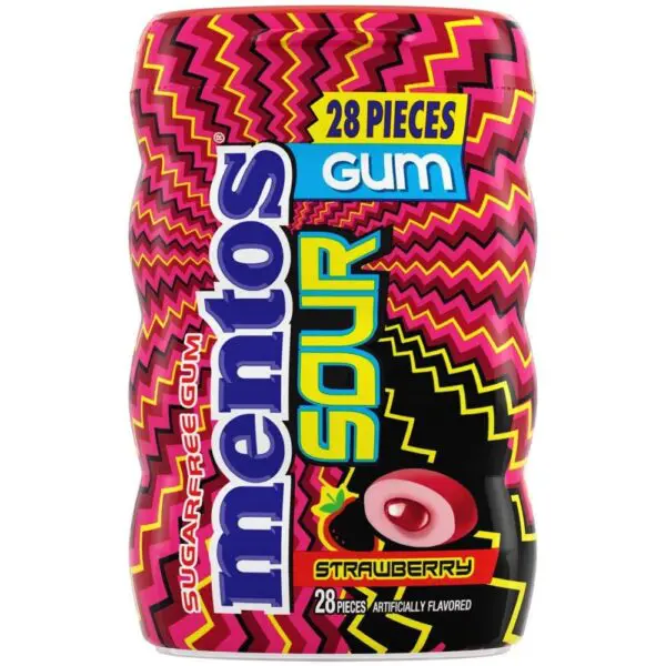 28 Pieces Mentos Gum Container