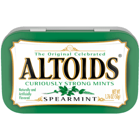 Altoids spearmint tin container