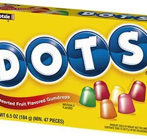 Tootsie Dots candy box design