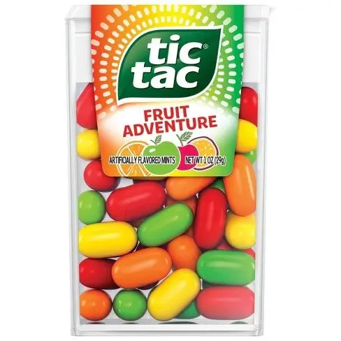Colorful Tic Tac Fruit Adventure pack