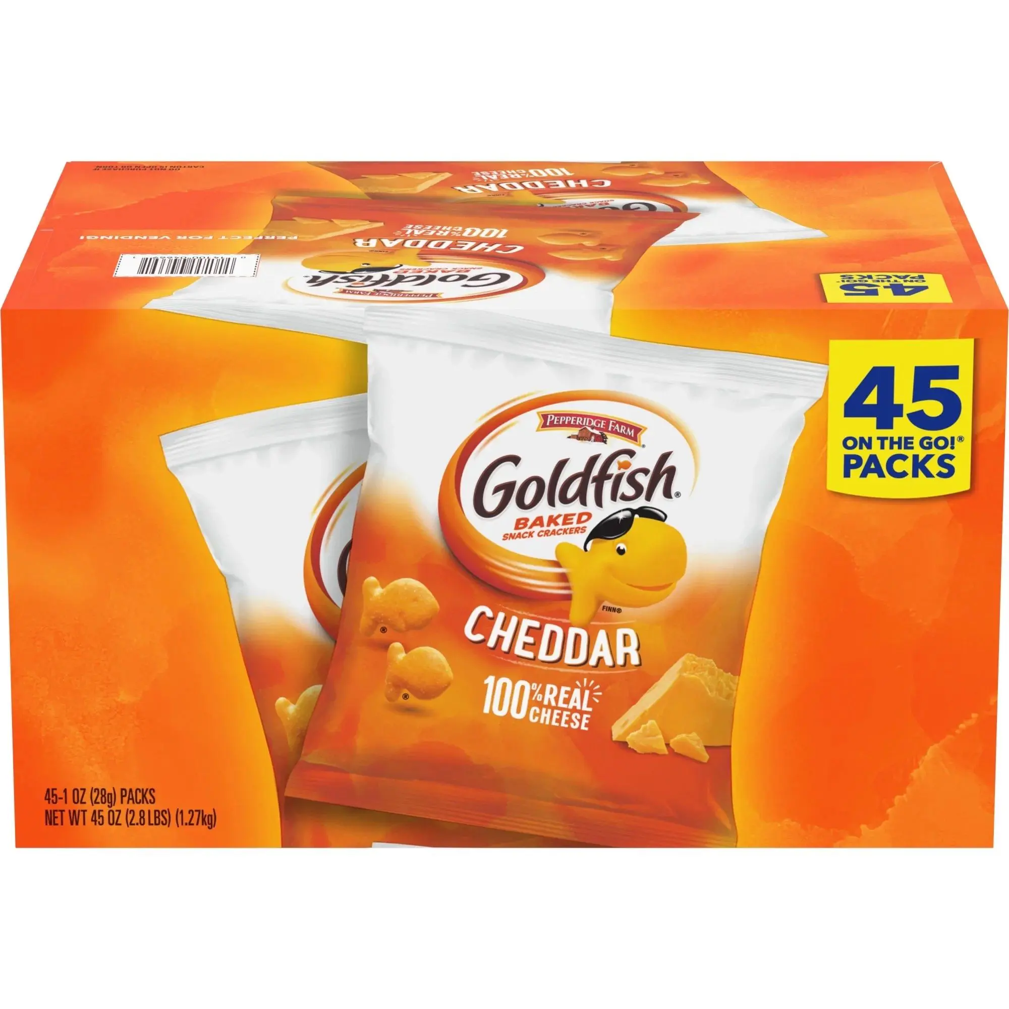 Cheddar Goldfish 45-pack box