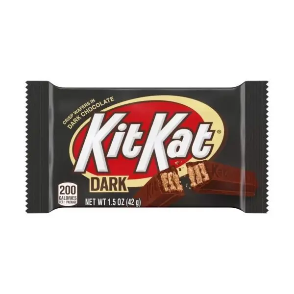 Kit Kat Dark wrapper front view