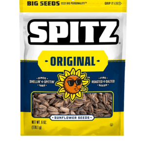 Bag of roasted sunflower seeds
