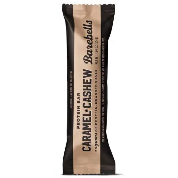 Protein bar caramel cashew flavor