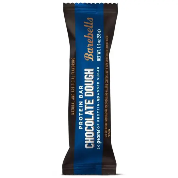 Protein bar chocolate flavor packaging