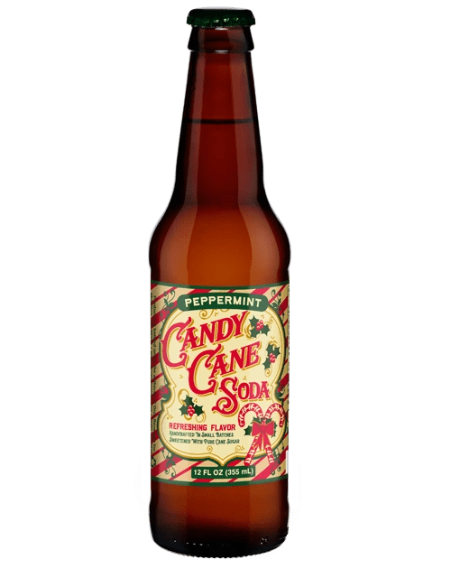 Festive holiday soda drink