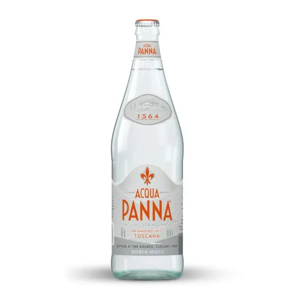 Acqua Panna mineral water bottle