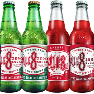 Colorful Ale-8-One soft drink lineup