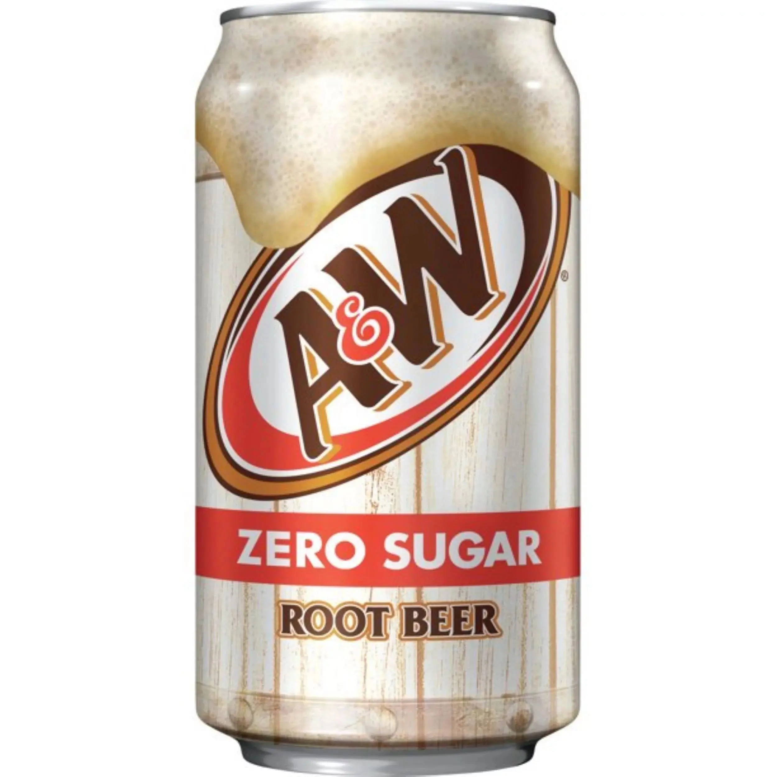 A&W Zero Sugar Root Beer can