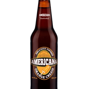 Americana orange cream soda bottle