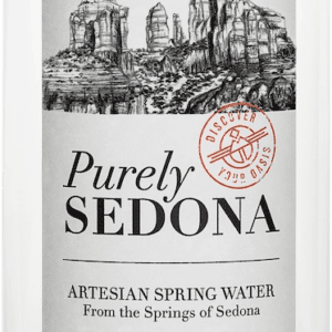 Purely Sedona artesian spring water bottle
