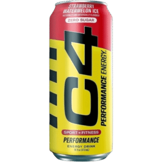 C4 energy drink can, strawberry watermelon flavor