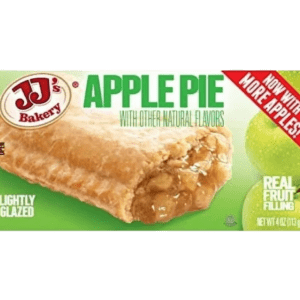 Lightly glazed apple pie box