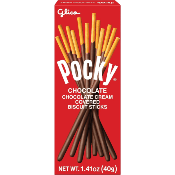 Chocolate-covered biscuit sticks packaging