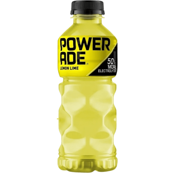 Yellow sports drink packaging