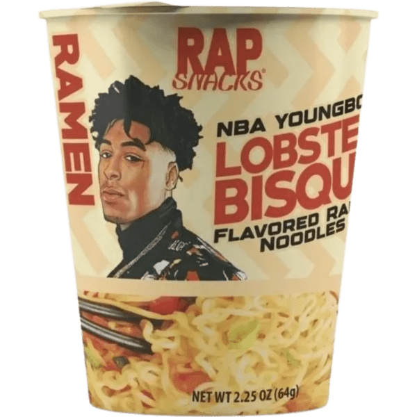 Lobster bisque flavored instant noodles