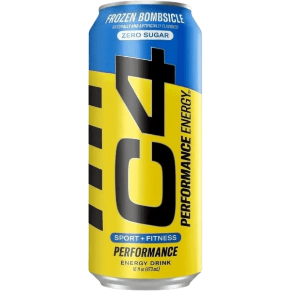 Zero sugar energy drink can