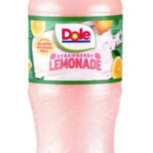 Refreshing strawberry lemonade beverage packaging