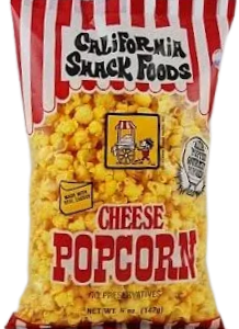California Snack Foods cheese popcorn