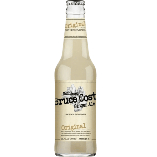 Unfiltered ginger ale beverage
