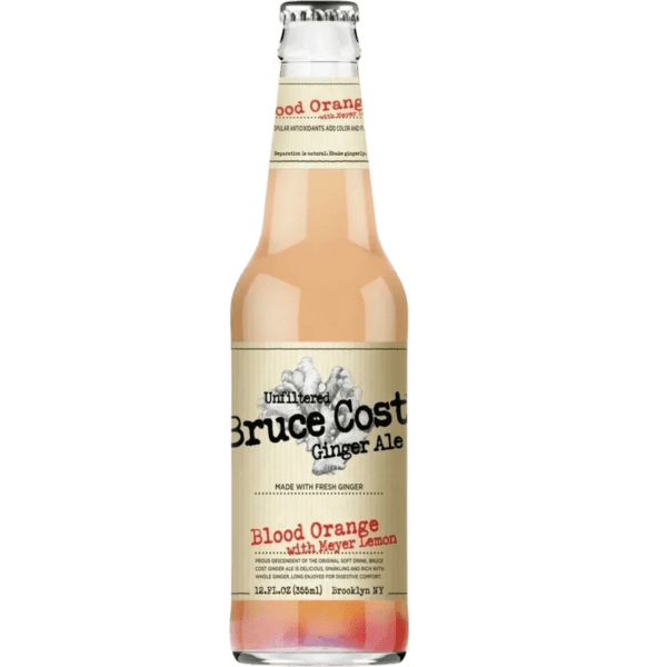 Bruce Cost ginger ale with Meyer lemon